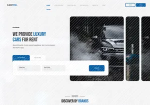 Car Rental Website Design