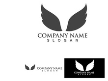 Wing Bird Logo Vector Icon