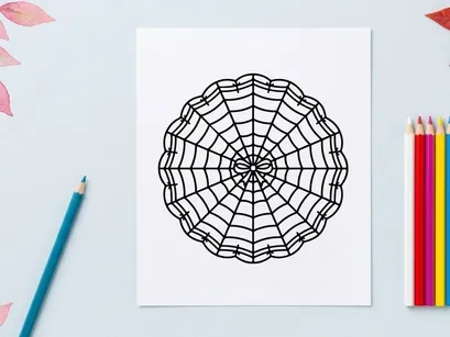 Geometric mandala pattern with radial symmetry. Abstract circular design for digital art and print templates.