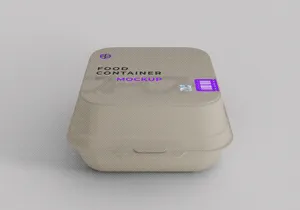 Food Container Mockup