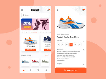 Footwear shop App preview picture