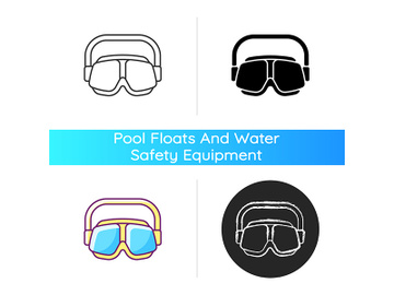Swimming goggles icon preview picture