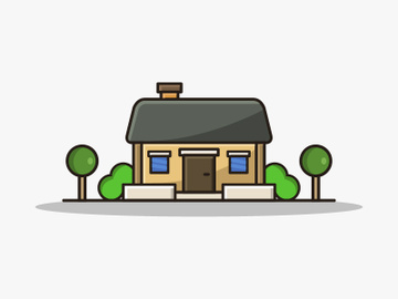 Illustrated house preview picture