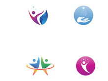 people star logo and symbol