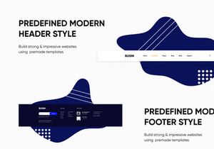Landing Page PSD Figma Template "Busin Two"