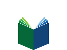 Digital book logo technology vector icon design