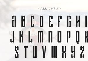 Snowman - Condensed Sans Serif