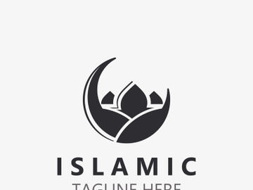 Islamic Mosque Logo design, template Islamic, Islamic Day Ramadan vector graphic creative idea preview picture