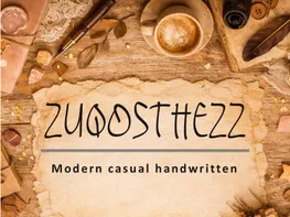 ZUQOSTHEZZ — Modern Casual Handwritten (OTF) preview picture