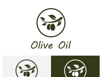 Olive fruit logo design. preview picture