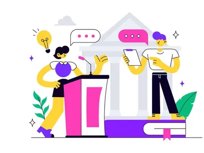 10 Rhetoric Vector Illustration
