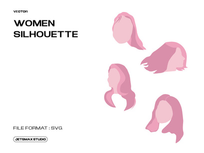 Woman in Pink Silhouette