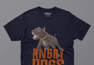 Dog T-shirt Design With Free Mockup
