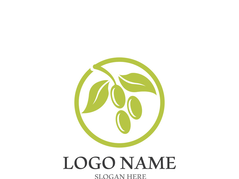 olive icon vector illustration design template