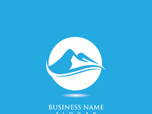 Mountain icon Logo Template Vector illustration design