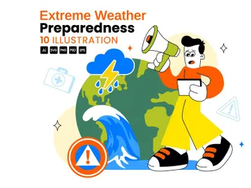 10 Extreme Weather Preparedness Illustration preview picture