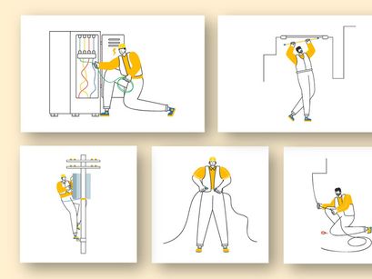 25 Lighting and Electricity Energy Illustration