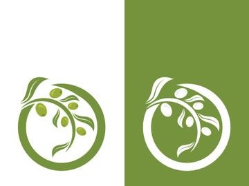 Extra virgin olive oil logo icon design vector illustration preview picture