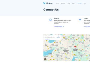 Nicktio NextJS Tailwind Website Template