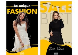 Fashion Sale Anonce Instagram Story Template