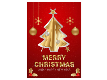 Download Free Christmas & New Year greetings vector preview picture