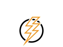 Lightning bolt flash thunderbolt icons vector
