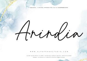 Callista - Signature Font