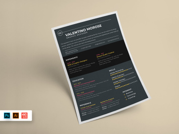 Resume CV Template-58 preview picture