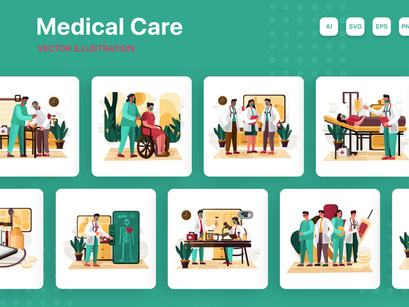 M205_Medical Care Illustrations