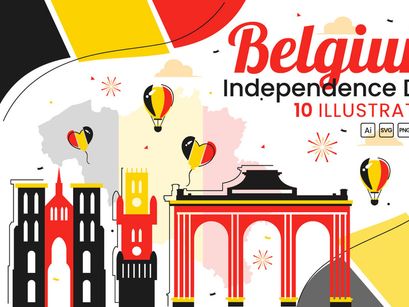 10 Belgium Independence Day Illustration