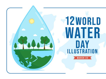 12 World Water Day Illustration preview picture