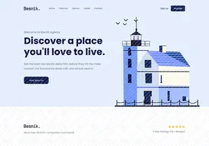 E-Learning Landing Page Design