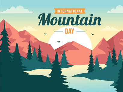 15 International Mountain Day Illustration