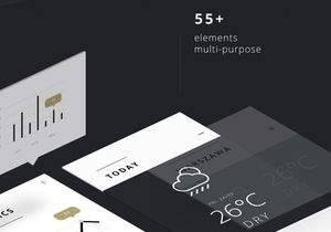 55+ Clean Elements UI Kit