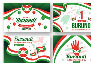 12 Burundi Independence Day Illustration