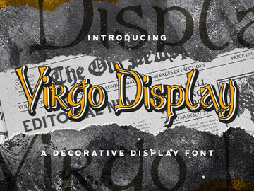 Virgo Display - Haunted Display Font preview picture