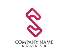 Business corporate S letter logo design vector