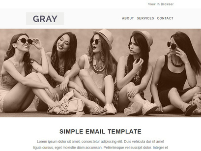 GRAY - Responsive Email Template