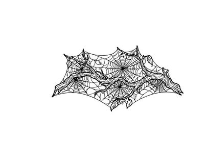 Ilustração abstrata de labirinto desenhada à mão com caminhos intrincados. Design de arte de linha complexa para quebra-cabeças, jogos e projetos criativos.