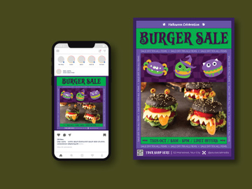 Burger Sale Flyer preview picture