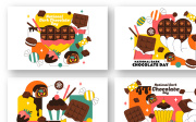 10 National Dark Chocolate Day Illustration