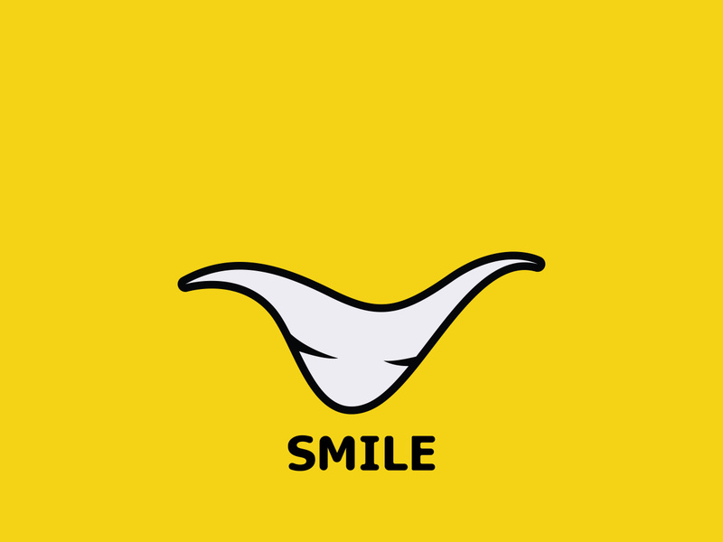 Smile logo and symbol vector image