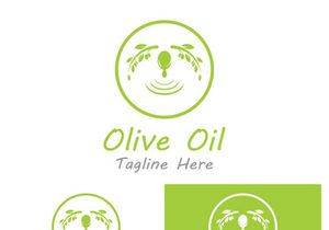 Olive fruit logo design.