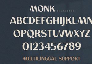 Monk - Display Font