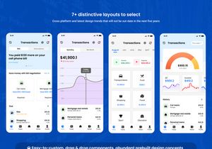 FinX - Mobile Banking, Crypto and Stock.. IU Kits