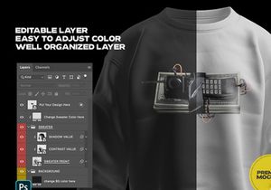 Realistic Sweater Mockup