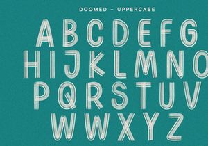 Doomed - Brush Font