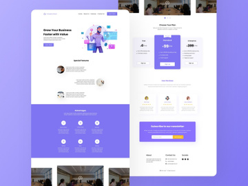 Agency Landing Page preview picture