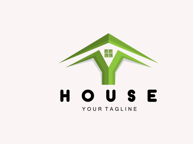 Home Design Logo, Building Logo, Property And Construction Company Icon