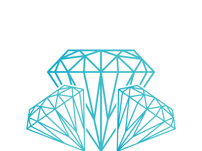 Diamond logo template vector icon illustration design